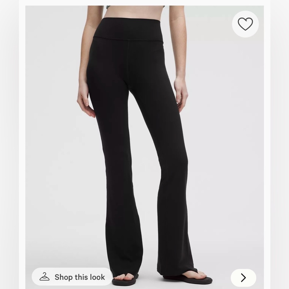 Lululemon Athletica Black Groove Nulu Super-High-Rise Flared Pant in Regular Fit